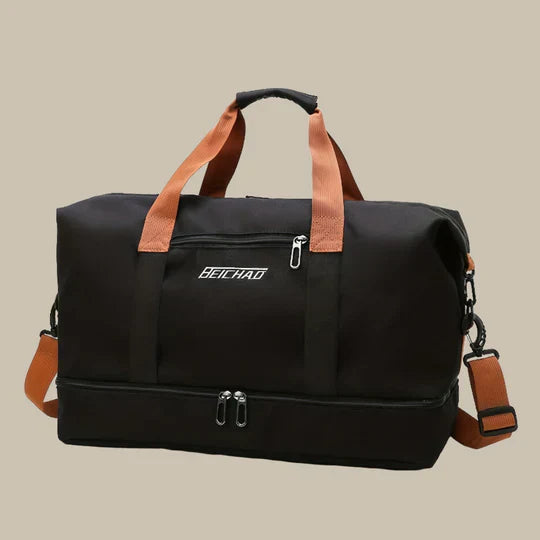 Glevato | Men's Duffle Bag with Shoe Compartment