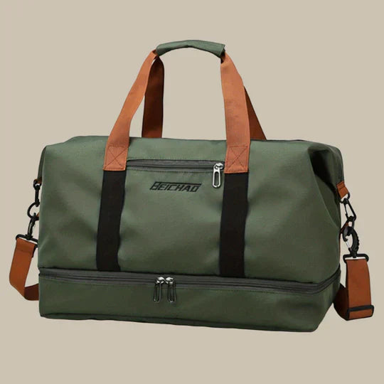 Glevato | Men's Duffle Bag with Shoe Compartment