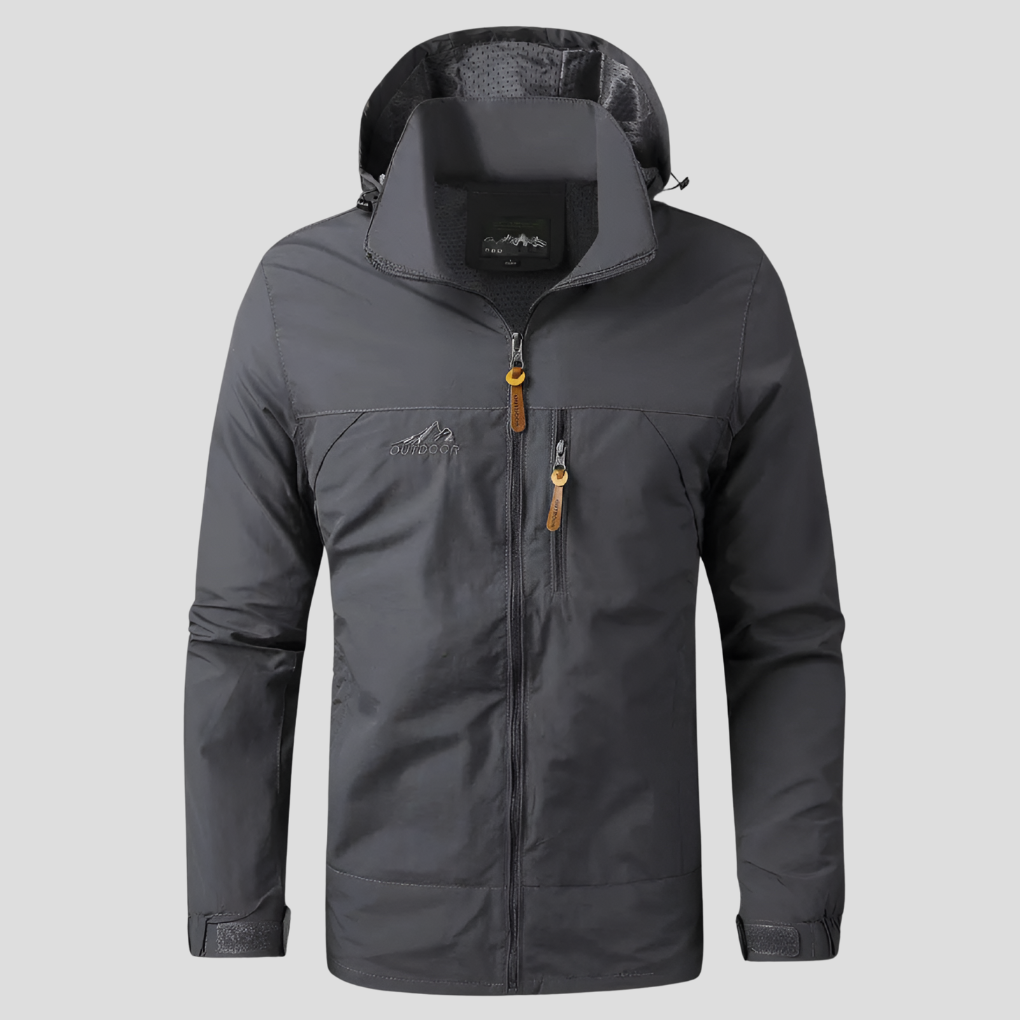 Glevato | Men's Hooded Outdoor Jacket with Sealed Seams
