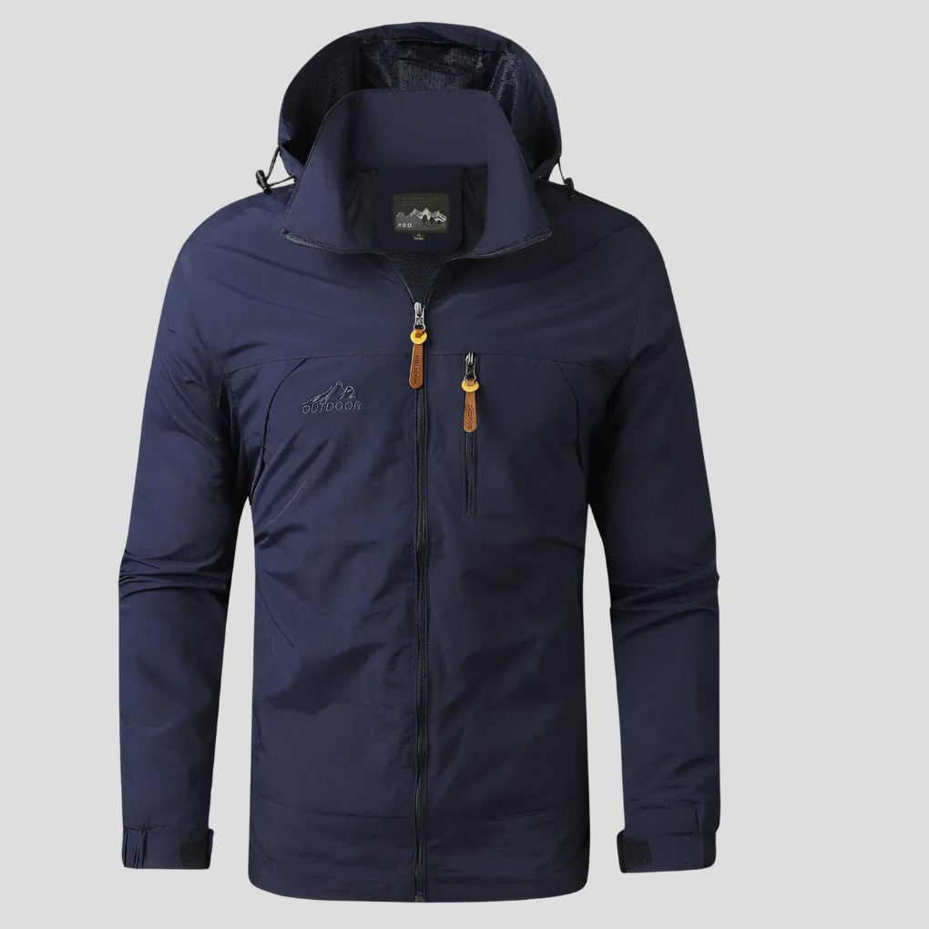 Glevato | Men's Hooded Outdoor Jacket with Sealed Seams