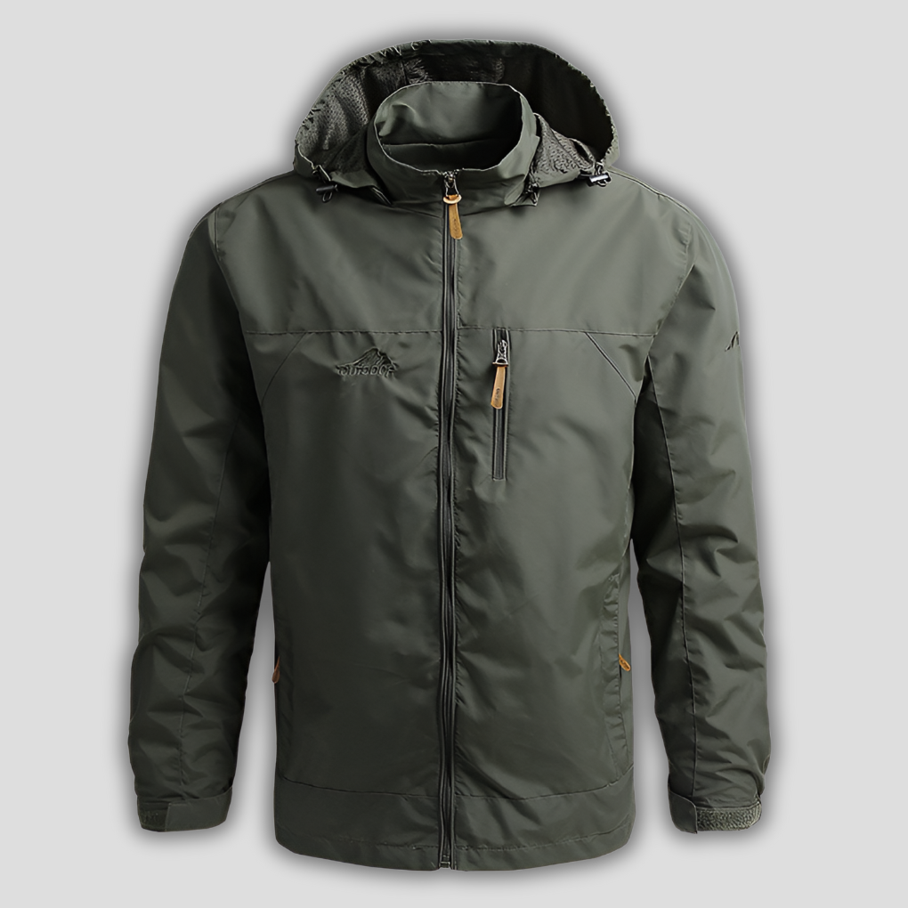 Glevato | Men's Hooded Outdoor Jacket with Sealed Seams