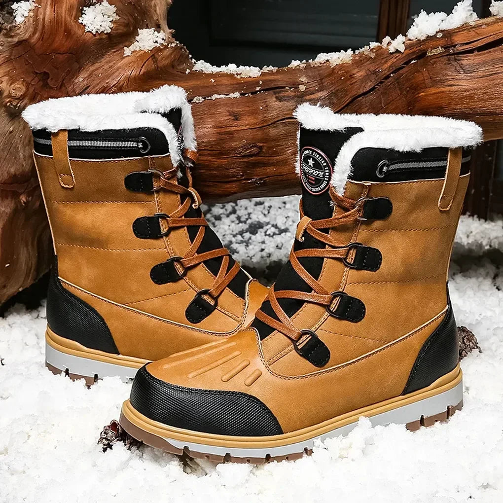 Glevato | Men's Insulated Snow Boots with Fur Lining