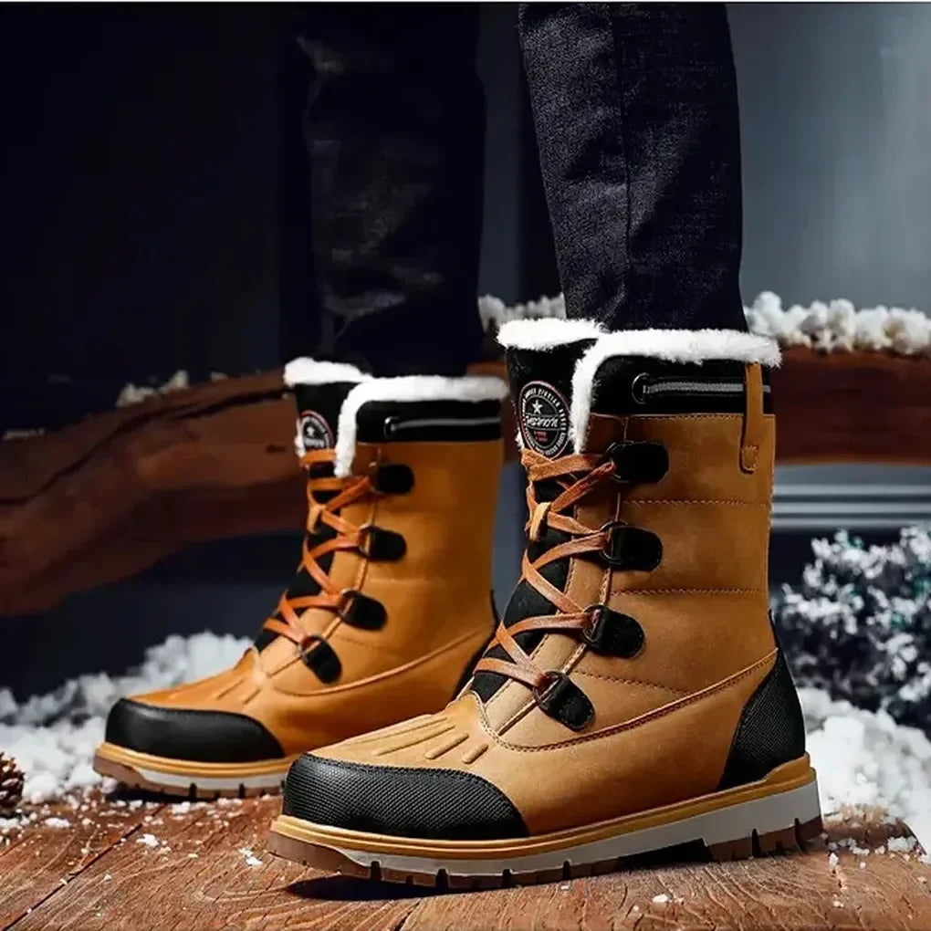 Glevato | Men's Insulated Snow Boots with Fur Lining