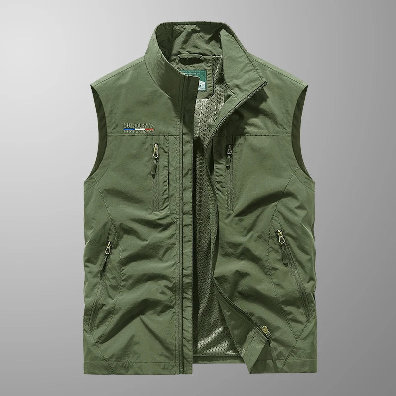 Glevato | Men's Lightweight Outdoor Vest with Multiple Pockets