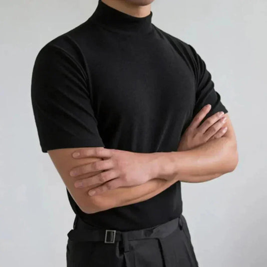 Glevato | Men's Mock Neck T-Shirt