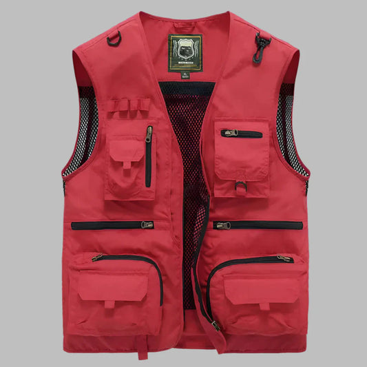 Glevato | Men's Multi-Pocket Utility Vest