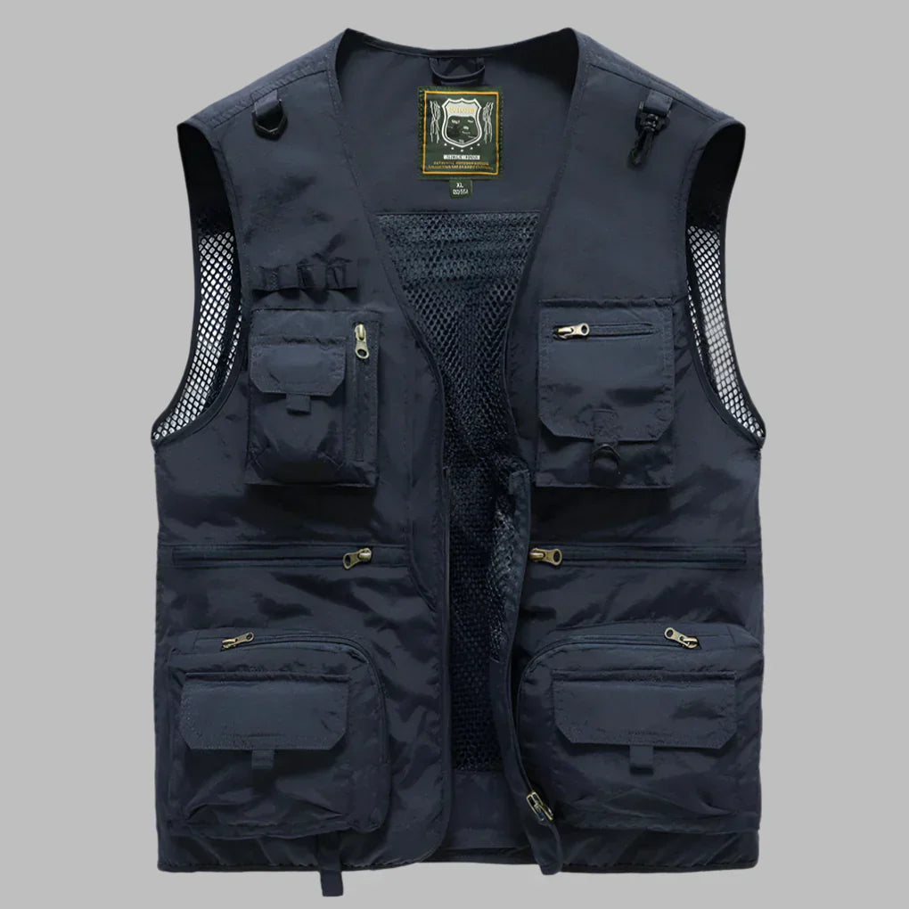Glevato | Men's Multi-Pocket Utility Vest