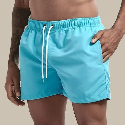 Glevato | Men's Quick Dry Swim Shorts with Drawstring