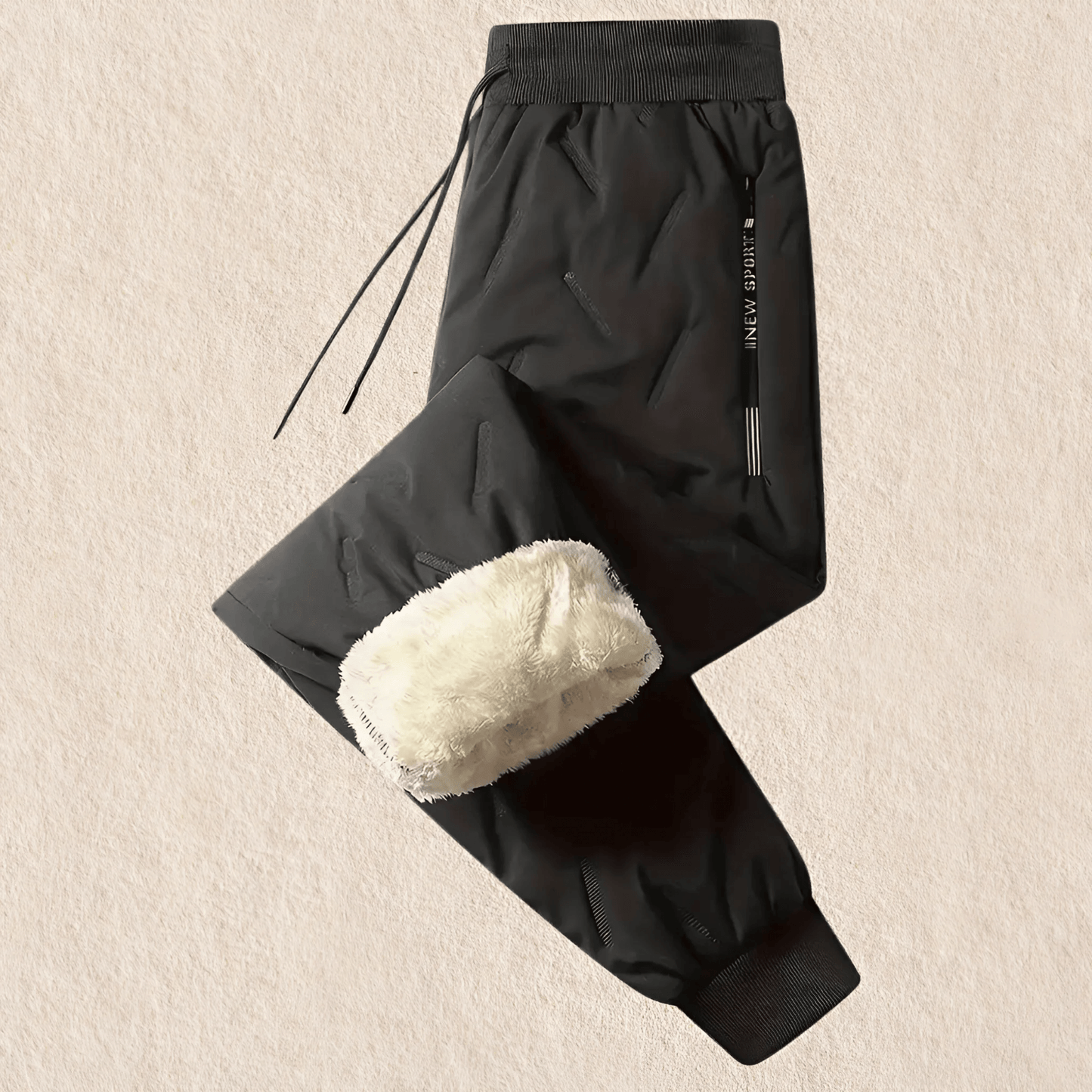 Glevato | Men's Quilted Fleece-Lined Pants