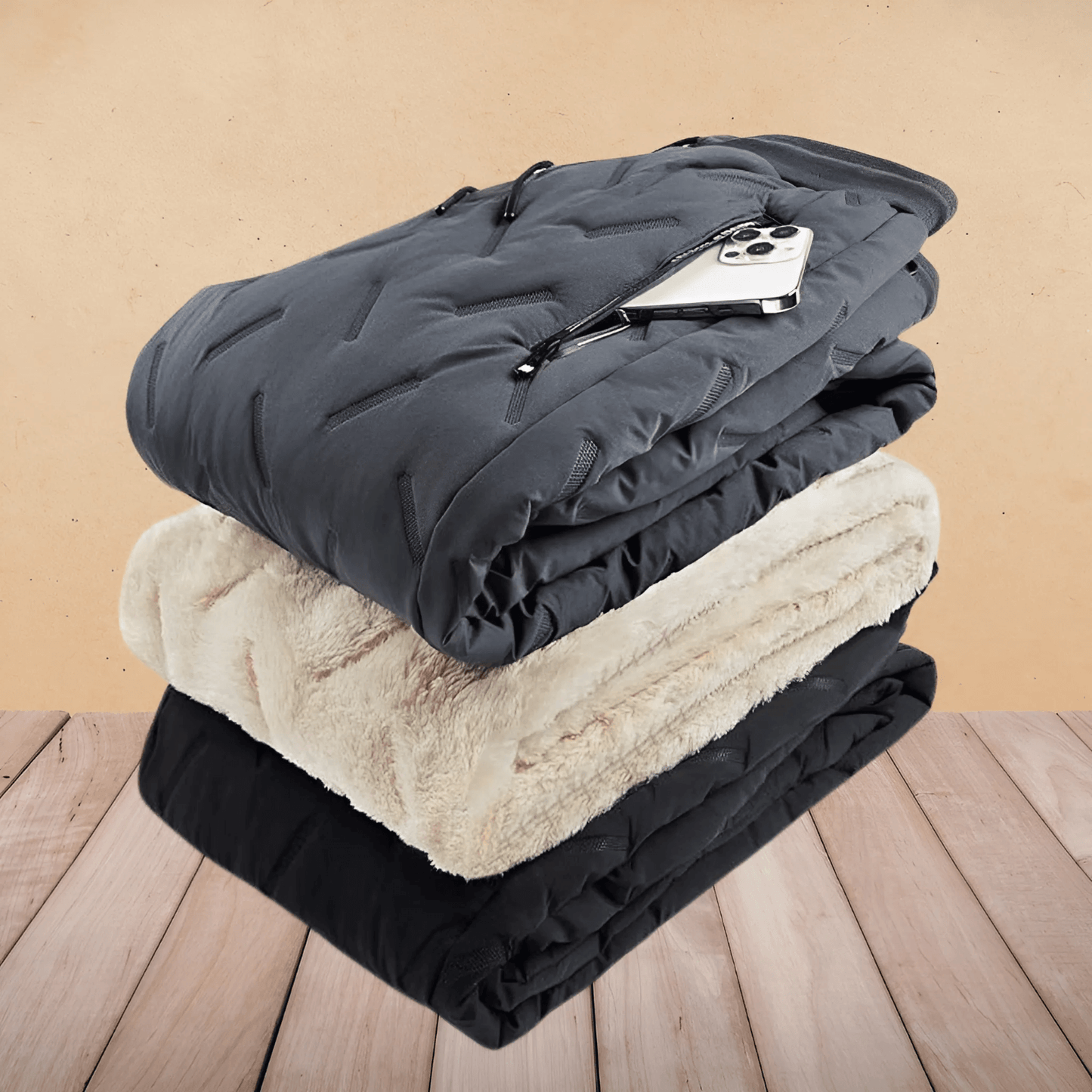 Glevato | Men's Quilted Fleece-Lined Pants