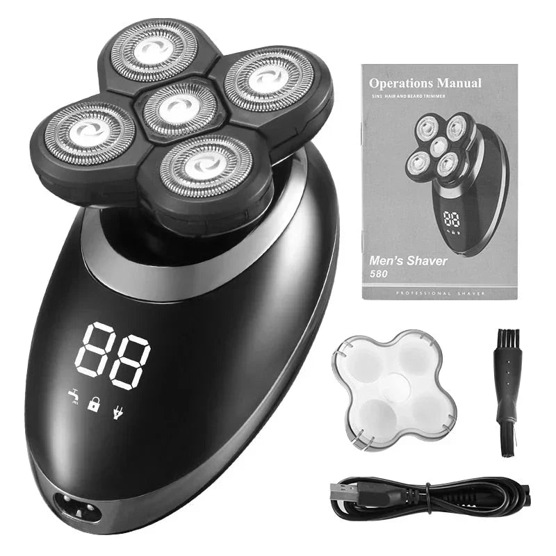 Glevato | Men's Rotary Shaver Waterproof Cordless Multi-Groomer