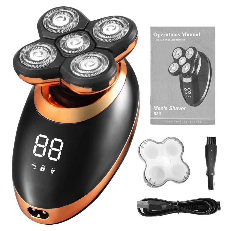 Glevato | Men's Rotary Shaver Waterproof Cordless Multi-Groomer