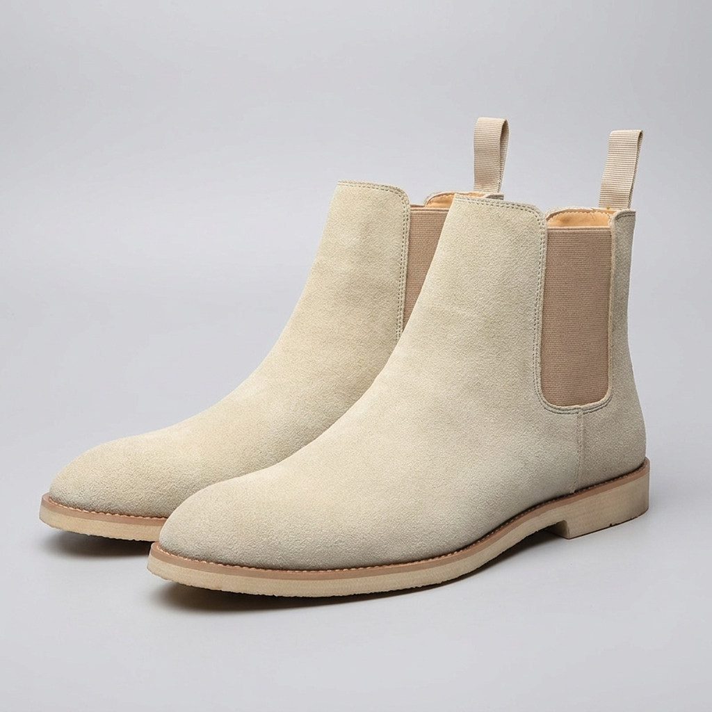 Glevato | Men's Slip-On Chelsea Boots with Elastic Side