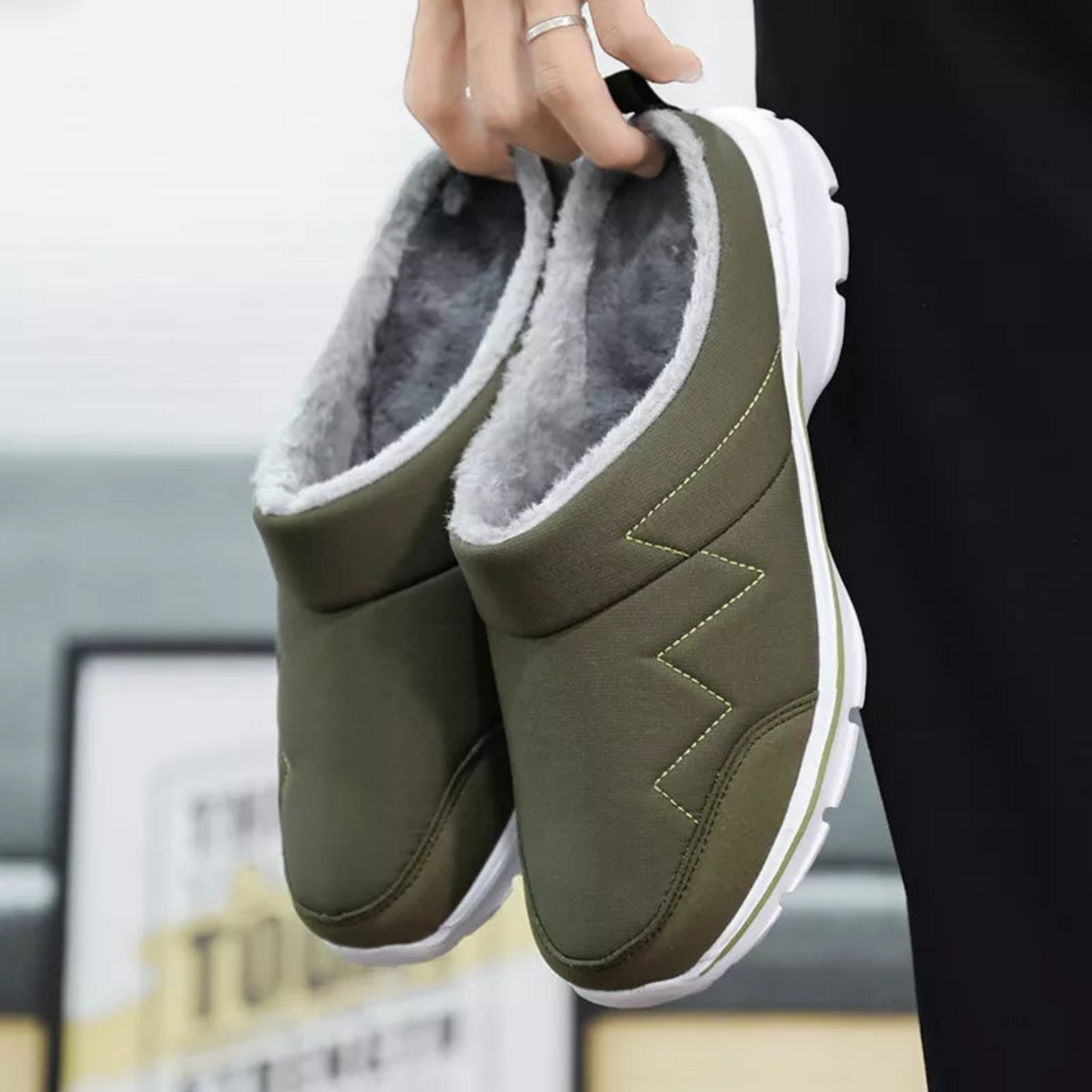 Glevato | Men's Slippers with Orthopedic Support