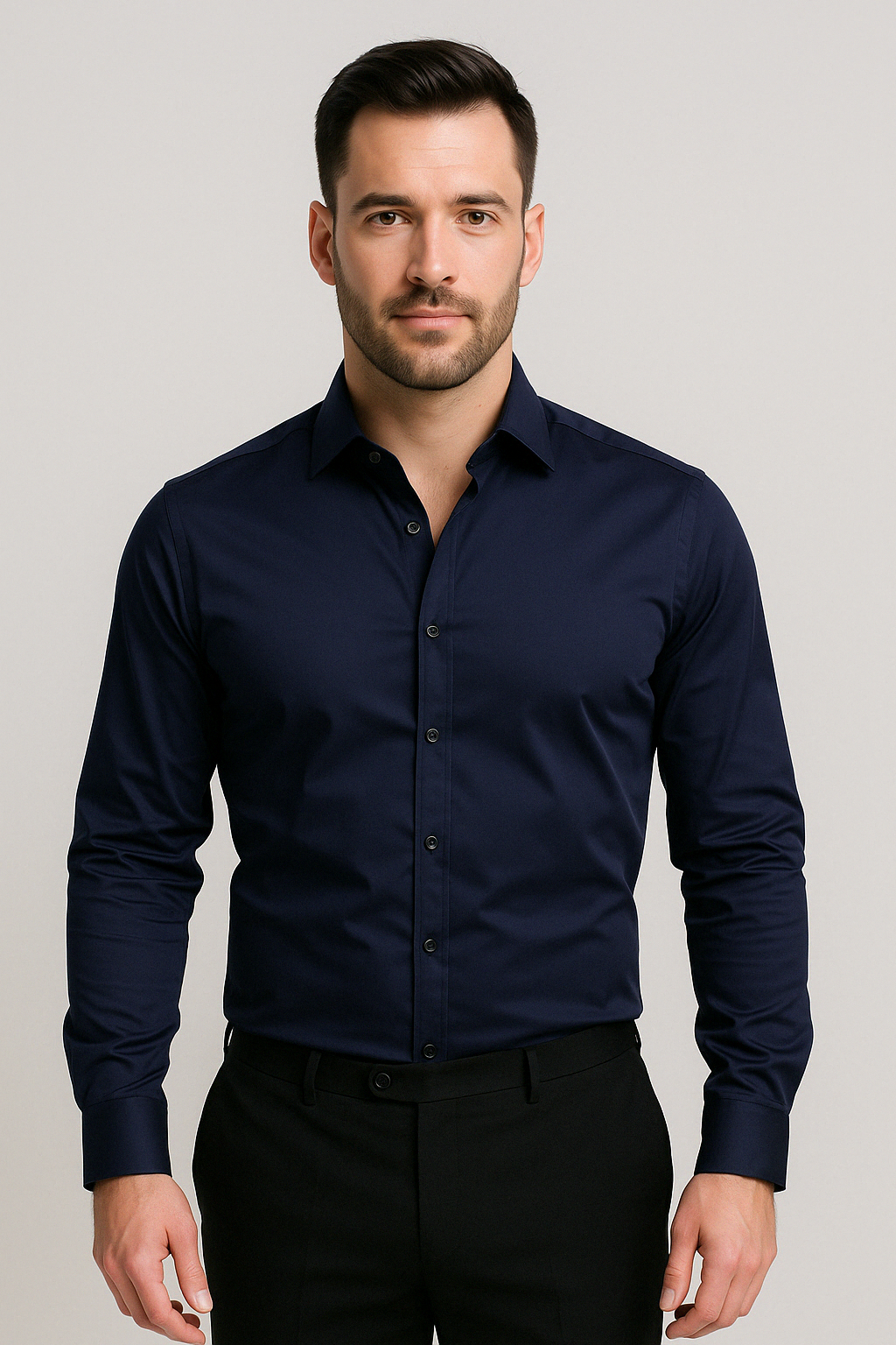 Glevato | Men's Stretch Dress Shirt