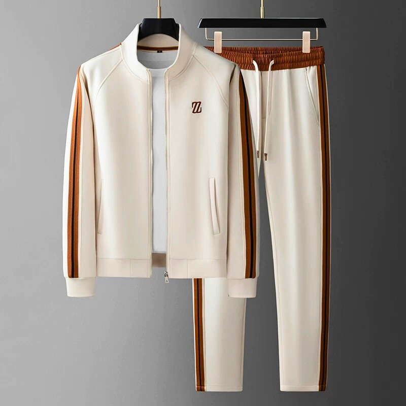 Glevato | Men's Tracksuit with Sport Stripes