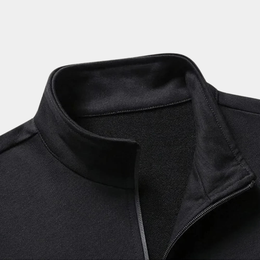 Glevato | Men's Two-Piece Tracksuit with Zipper Jacket