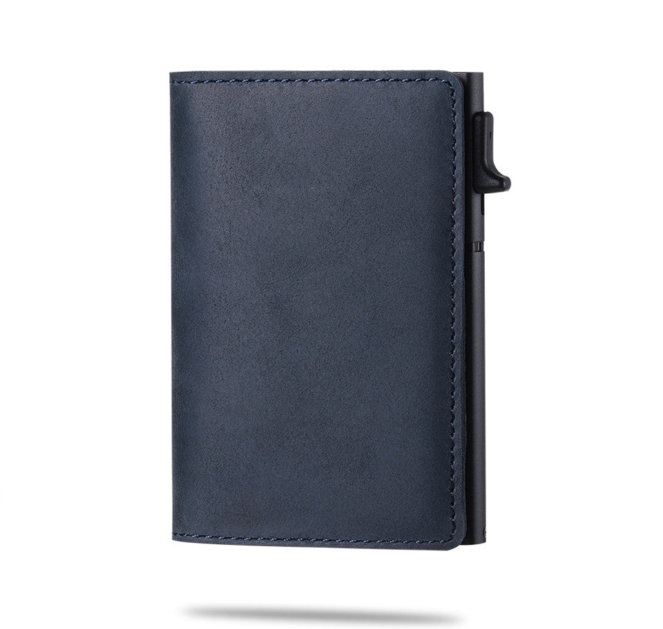 Glevato | Men's Wallet with Airtag Holder | Slim Card Case