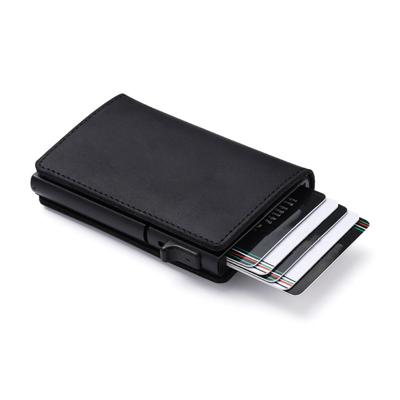 Glevato | Men's Wallet with Airtag Holder | Slim Card Case
