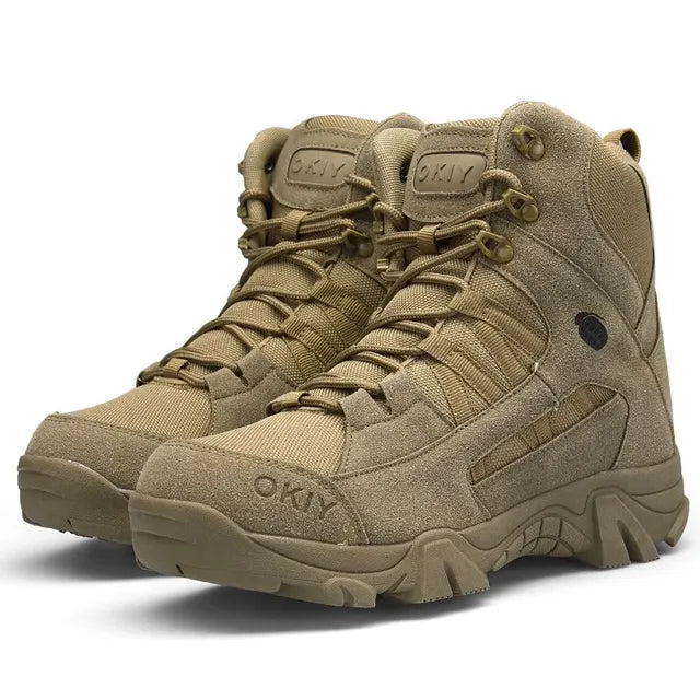 Glevato | Men's Waterproof Hiking Boots - High Grip Tactical Boots