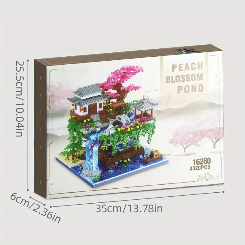 Glevato | Mini Building Set 3320 Pieces with Waterfall Lights