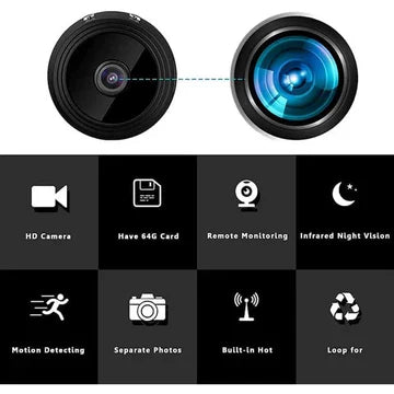 Glevato | Mini Wireless Magnetic Camera with Audio and Video Live Stream