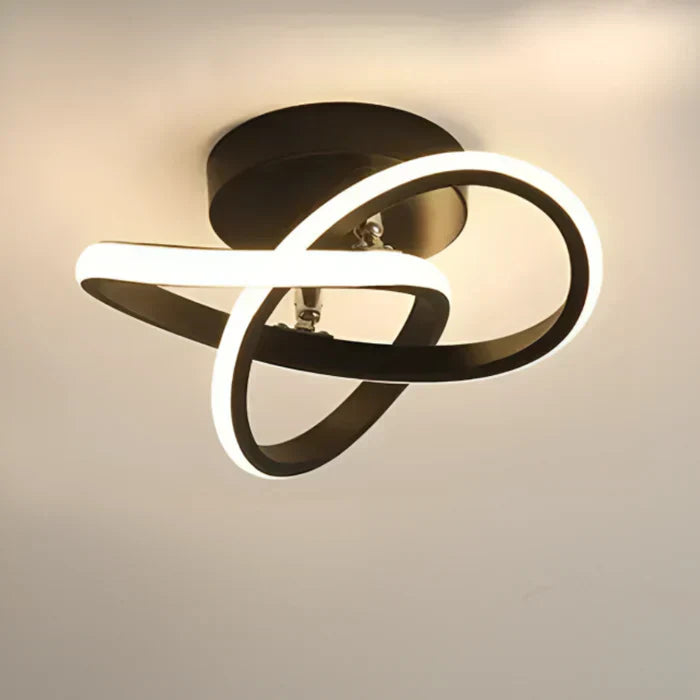 Glevato | Modern LED Ceiling Lamp Double Ring Design