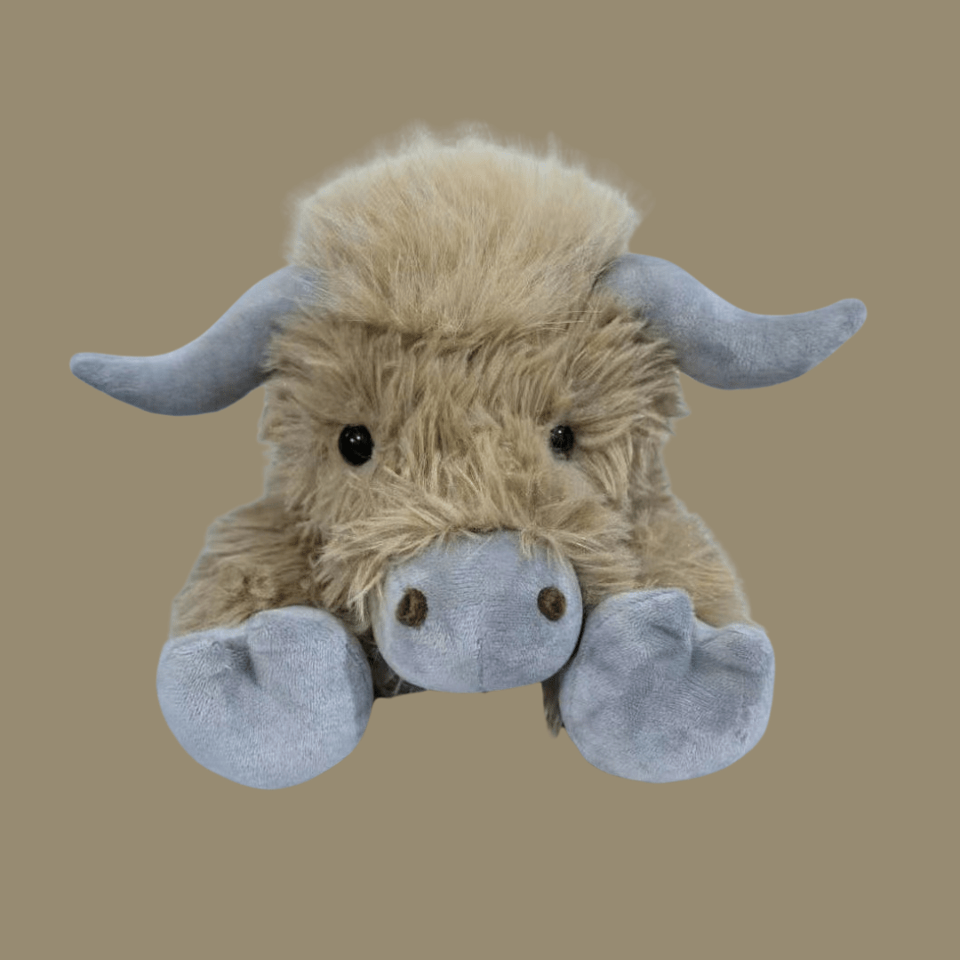 Glevato | MOOLETTE – Lovable Highland Cow Plush with Cozy, Huggable Design