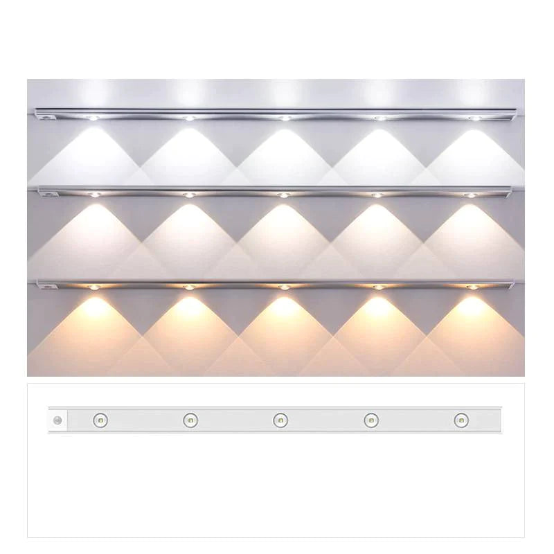 Glevato | Motion Sensor LED Under Cabinet Light Bar Rechargeable