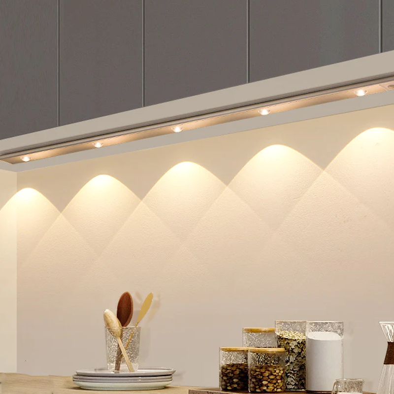 Glevato | Motion Sensor LED Under Cabinet Light Bar Rechargeable