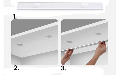 Glevato | Motion Sensor LED Under Cabinet Light Bar Rechargeable