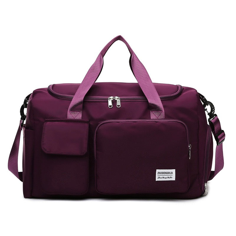 Glevato | Multi-Pocket Travel Bag, Sports and Gym Bag with Separate Shoe Compartment