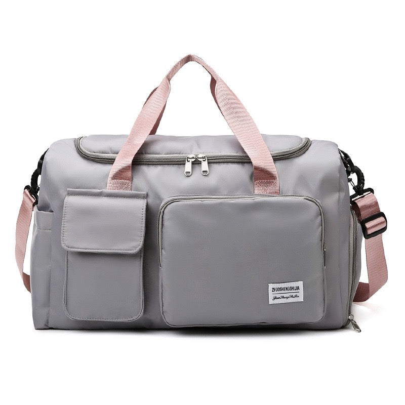 Glevato | Multi-Pocket Travel Bag, Sports and Gym Duffle with Separate Shoe Compartment
