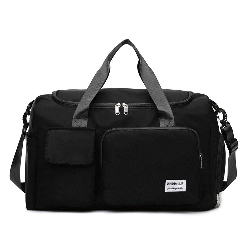Glevato | Multi-Pocket Travel Bag, Sports and Gym Duffle with Separate Shoe Compartment