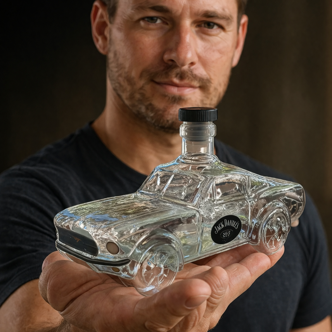 Glevato | Mustang Whiskey Decanter | Mustang Design | Handmade Glass