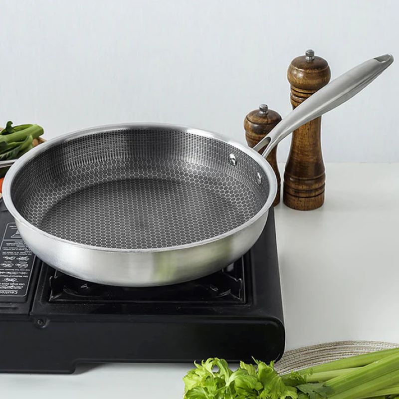 Glevato | Non-stick Stainless Steel Frying Pan