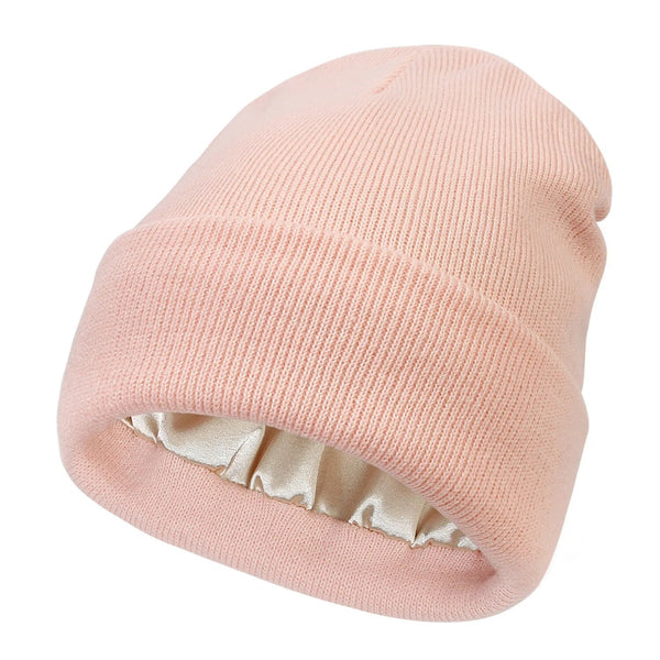 Glevato | Noor Silk Winter Hat – Warm, Hair Protecting & Elegant