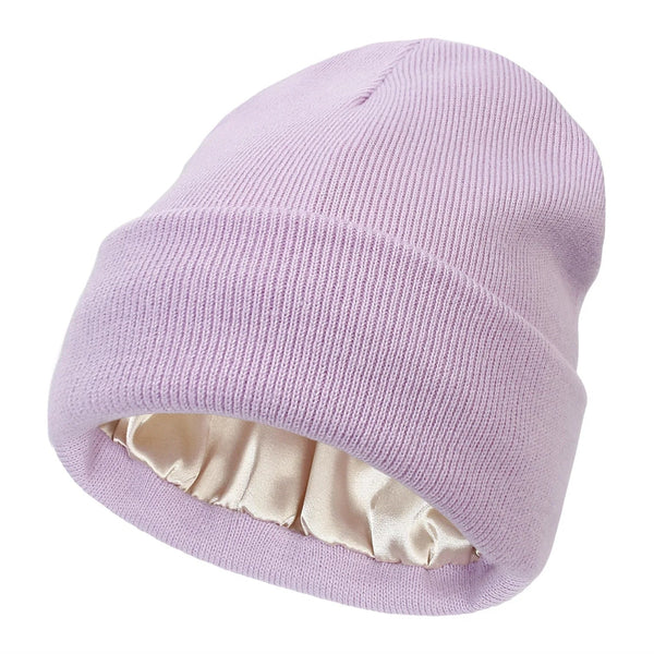 Glevato | Noor Silk Winter Hat – Warm, Hair Protecting & Elegant