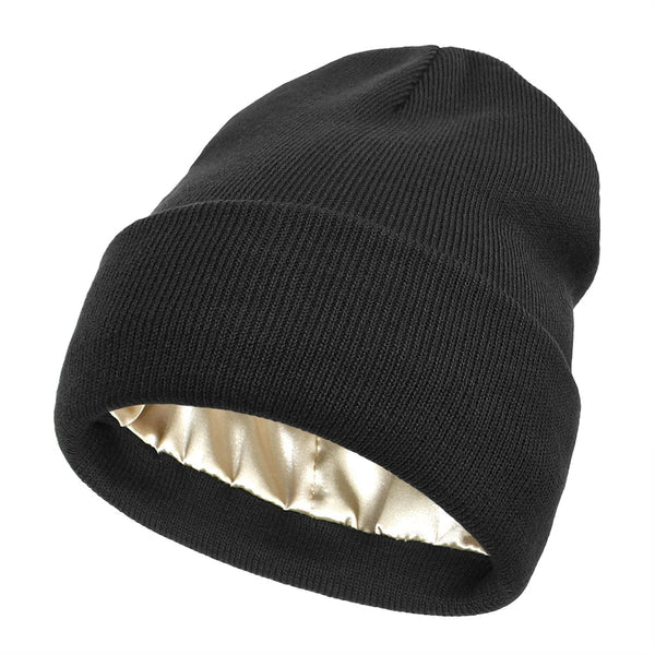 Glevato | Noor Silk Winter Hat – Warm, Hair Protecting & Elegant