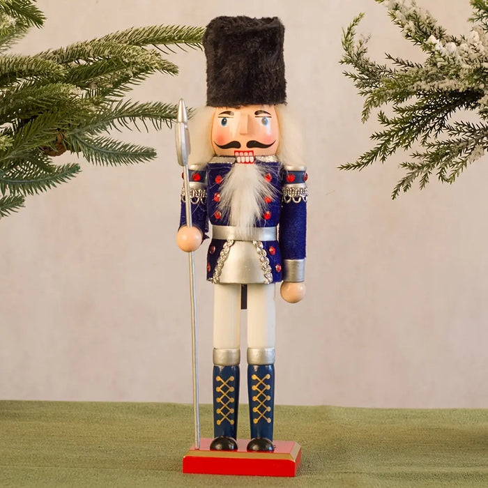 Glevato | NutcrackerJoy - Wooden Nutcracker Soldier Figure for Timeless Christmas Charm