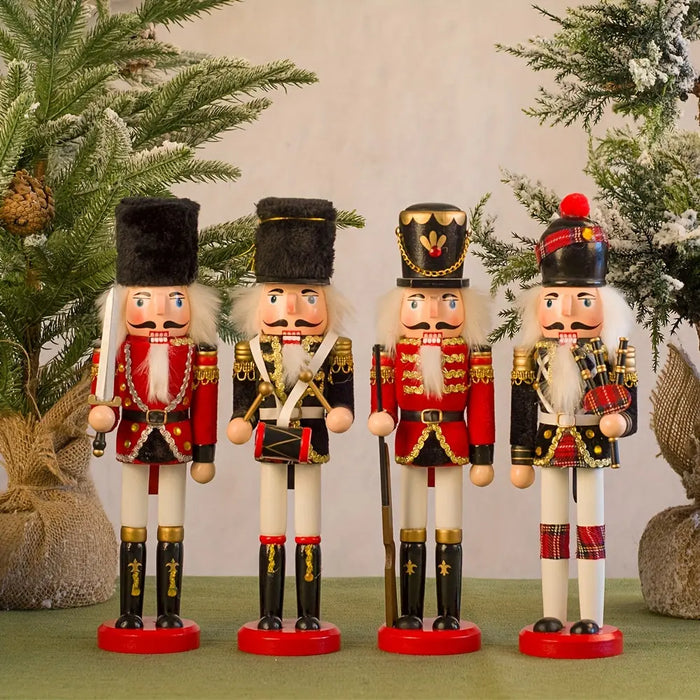Glevato | NutcrackerJoy - Wooden Nutcracker Soldier Figure for Timeless Christmas Charm
