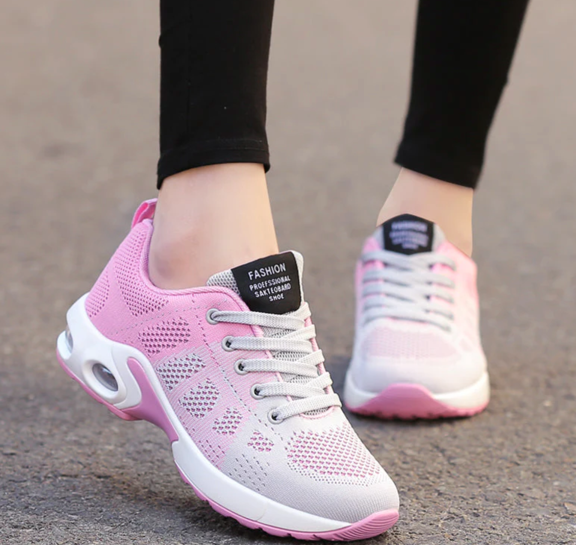 Glevato - Orthopedic Lightweight, Breathable Sports Sneakers for Women | Sporty Casual Running Shoe with Air-Cushion Sole