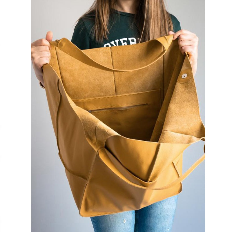 Glevato | Oversized Leather Weekend Bags