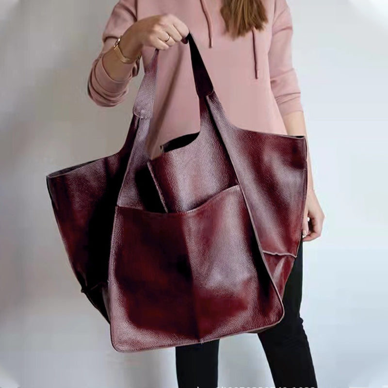 Glevato | Oversized Leather Weekend Bags