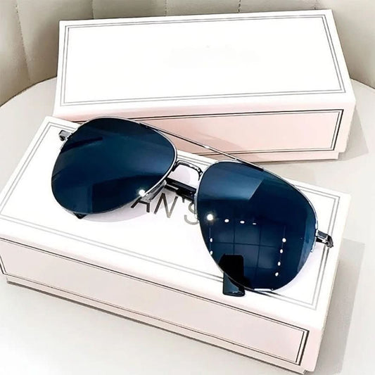 Glevato | Pilot sunglasses with color gradient and UV400 protection for men