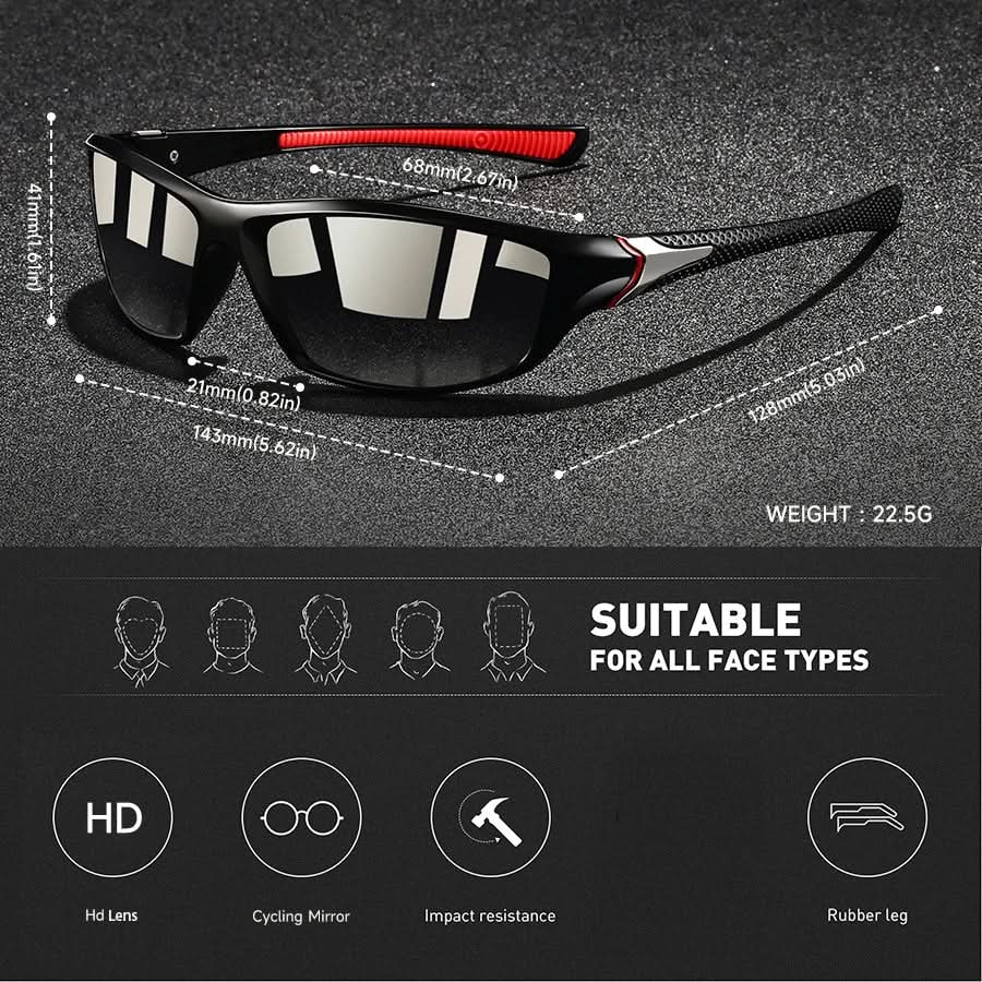 Glevato | Polaroid Sport Sunglasses with UV400 Protection