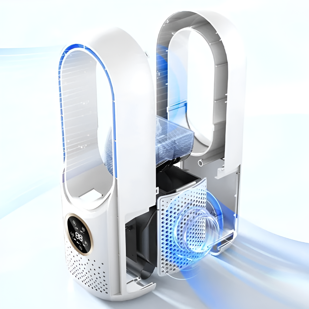 Glevato | Portable Bladeless Air Cooler Fan