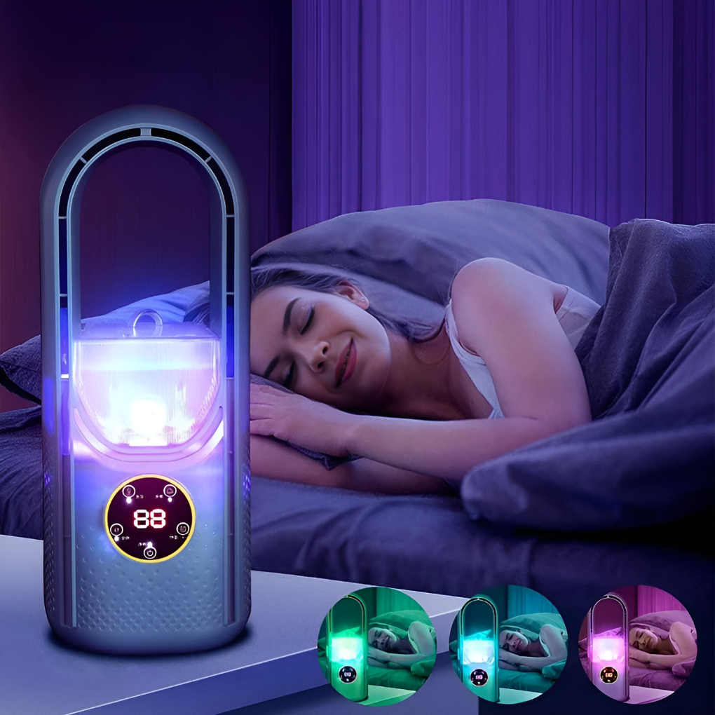 Glevato | Portable Bladeless Table Air Conditioner Quiet