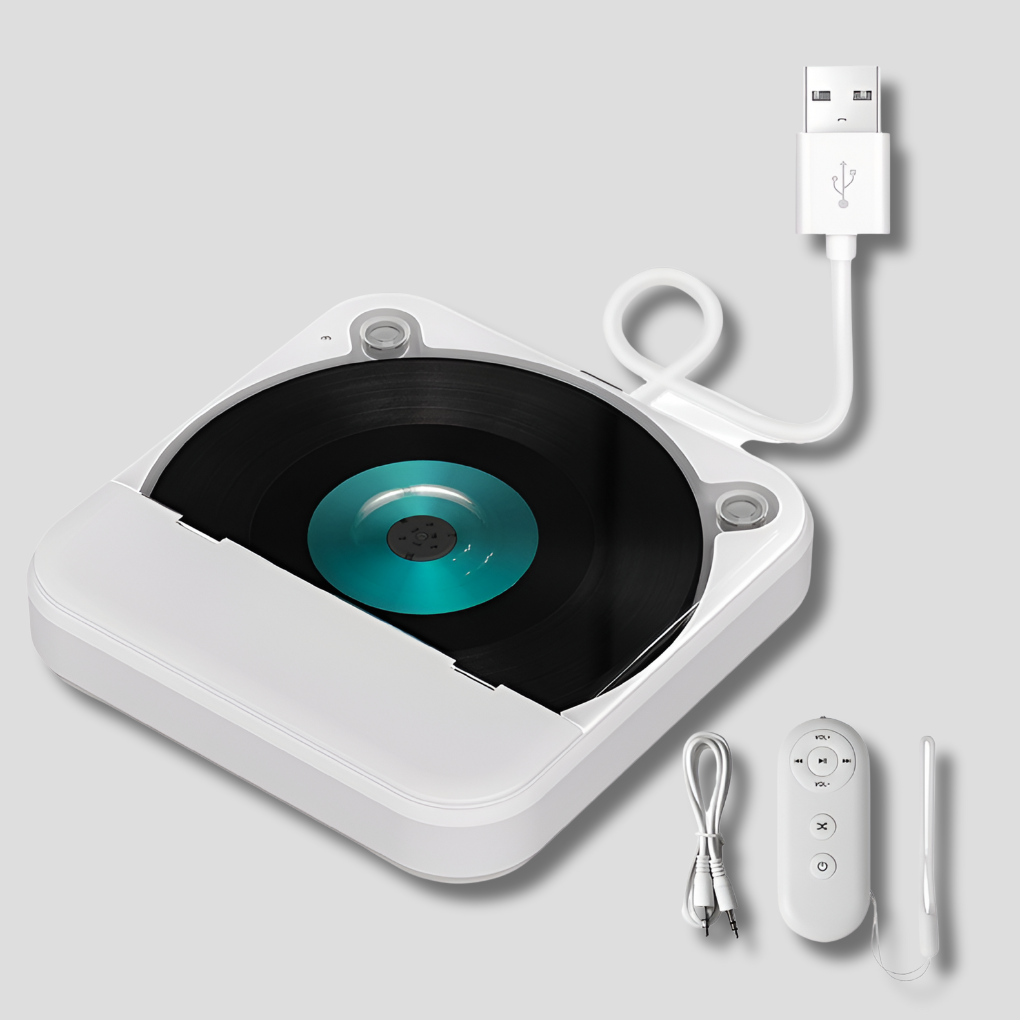 Glevato | Portable CD Player with USB & AUX - Car Audio Device
