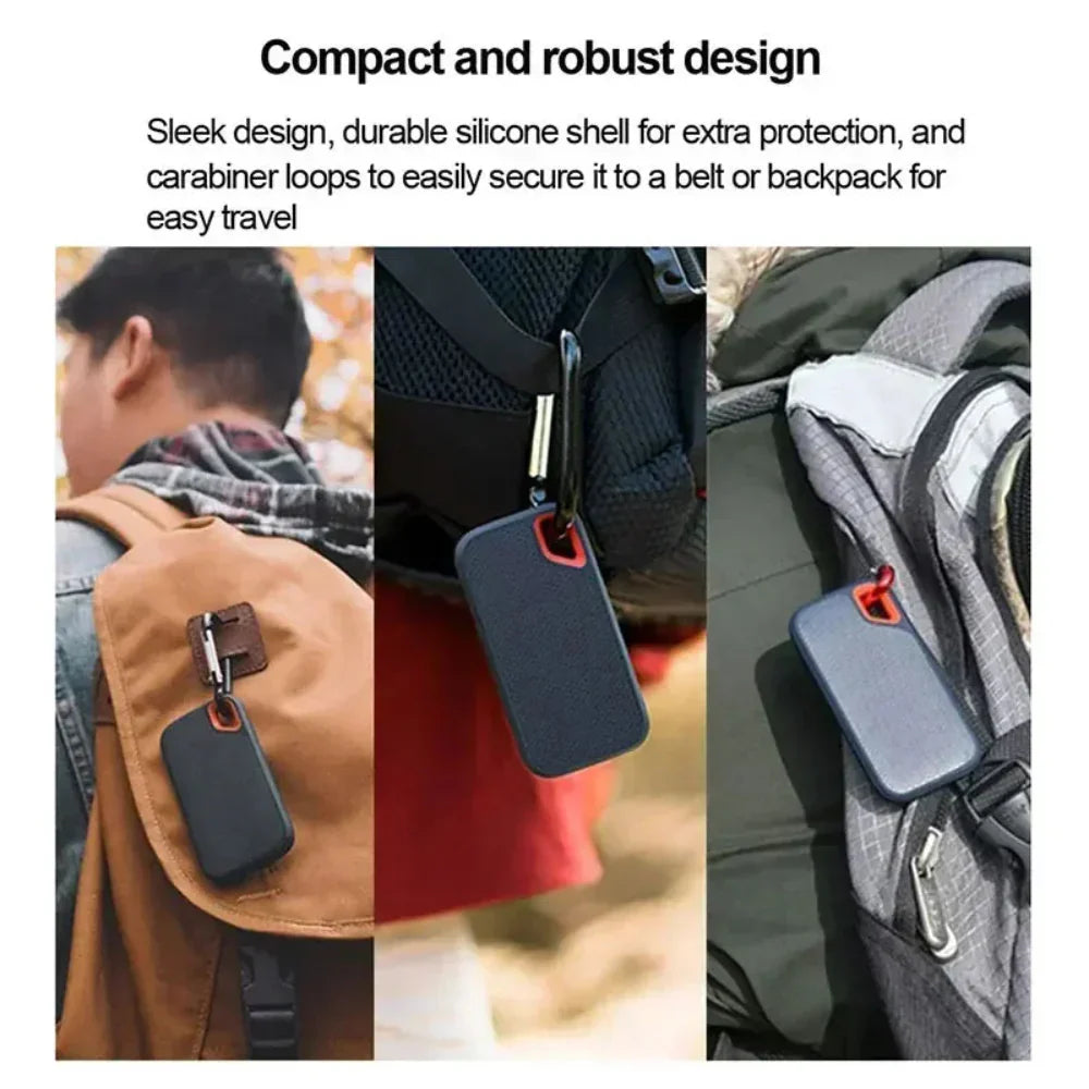 Glevato | Portable External SSD Drive High Speed Data Transfer Shockproof Storage